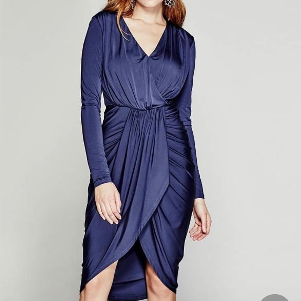 Marciano Draped front dress